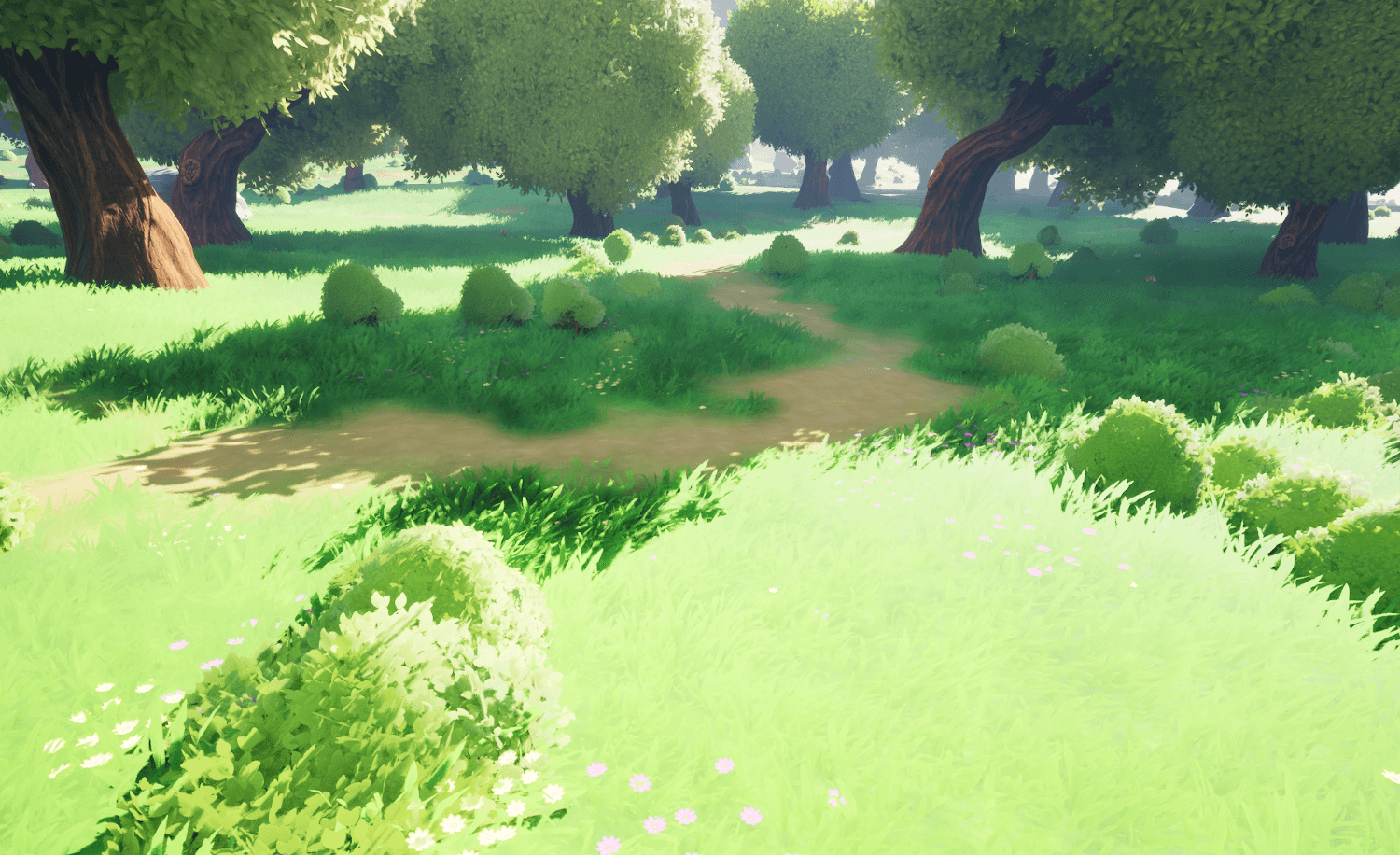 It wouldn't be a forest without a path going through it